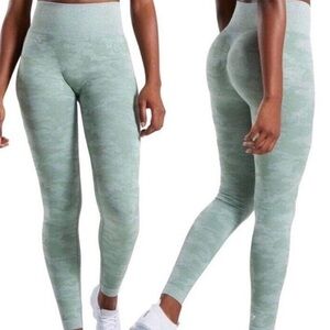 Green camo Gymshark leggings